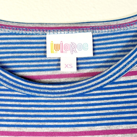 LULAROE Women's Size XS Maria Dress Striped Long Maxi - Picture 5 of 5